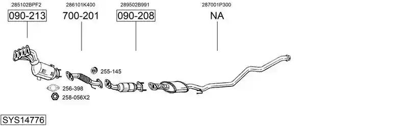 BOSAL SYS14776