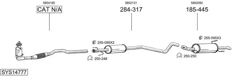 BOSAL SYS14777