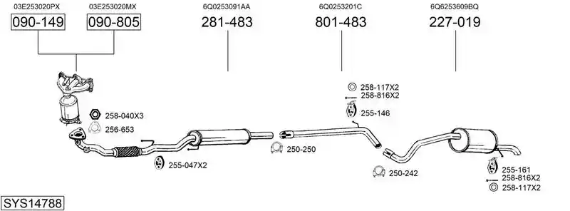 BOSAL SYS14788