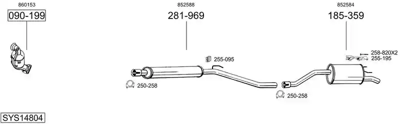 BOSAL SYS14804