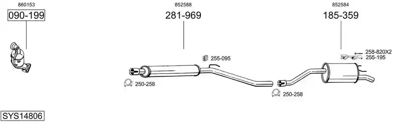 BOSAL SYS14806
