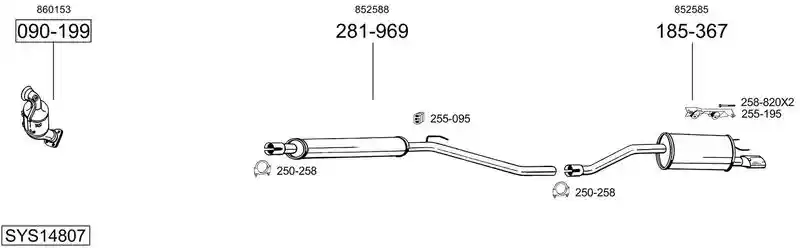 BOSAL SYS14807