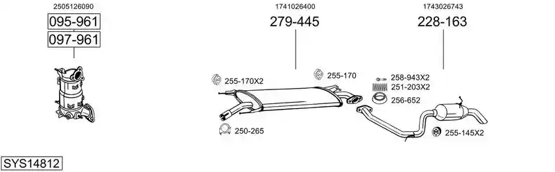 BOSAL SYS14812