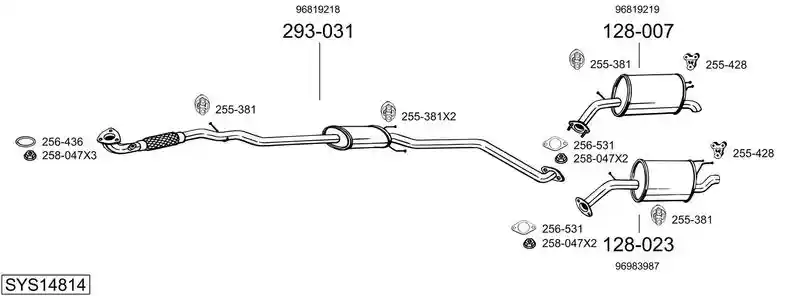 BOSAL SYS14814