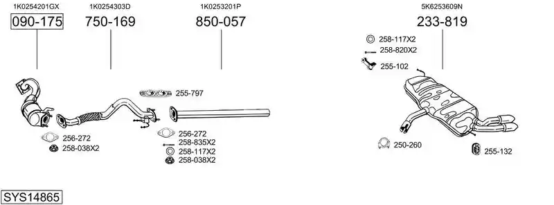 BOSAL SYS14865