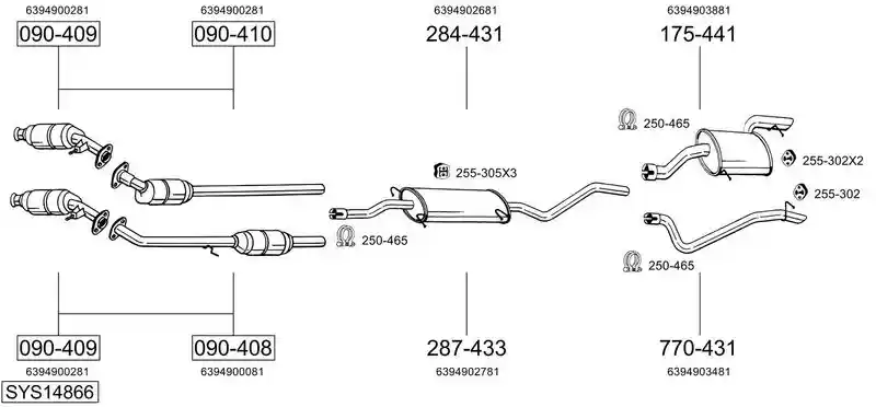 BOSAL SYS14866