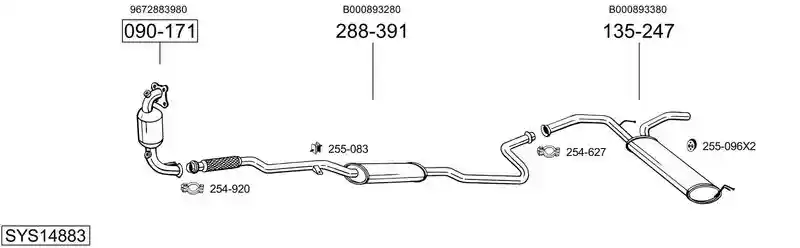 BOSAL SYS14883