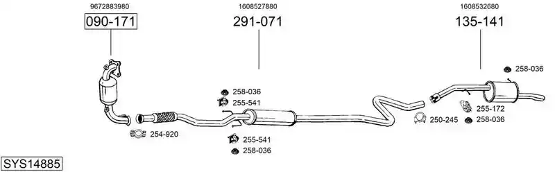 BOSAL SYS14885