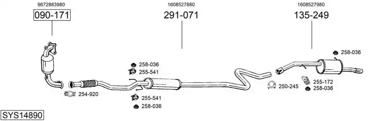 BOSAL SYS14890