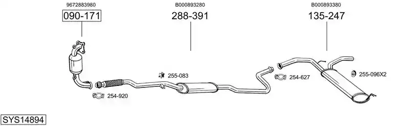 BOSAL SYS14894