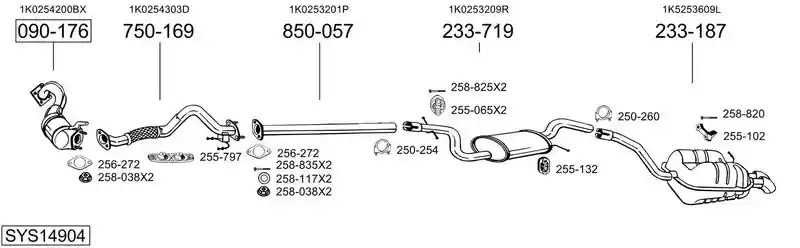 BOSAL SYS14904