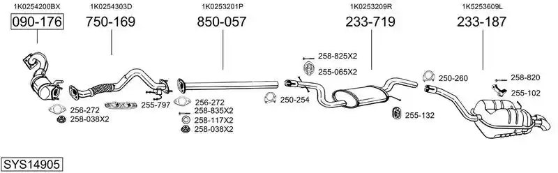 BOSAL SYS14905
