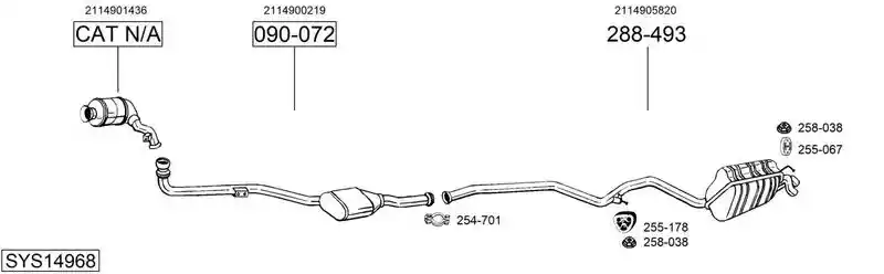 BOSAL SYS14968