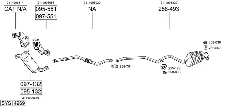 BOSAL SYS14969