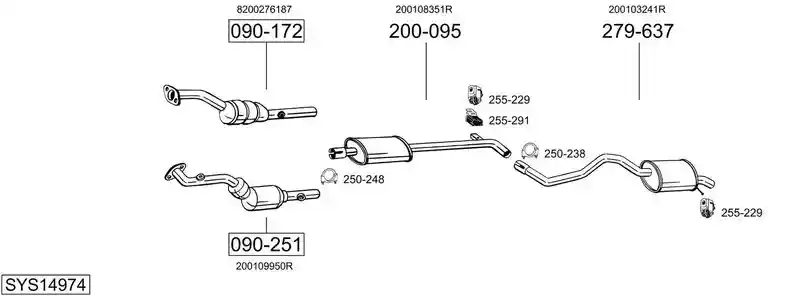 BOSAL SYS14974