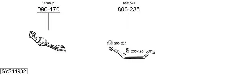 BOSAL SYS14982