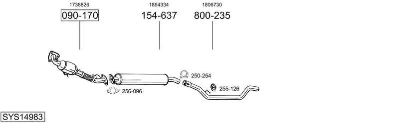 BOSAL SYS14983