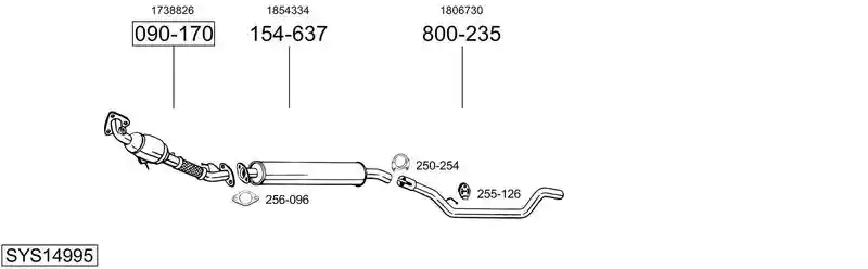 BOSAL SYS14995