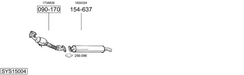 BOSAL SYS15004