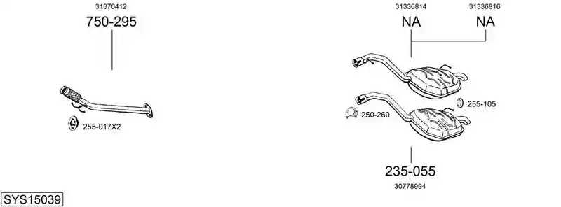 BOSAL SYS15039