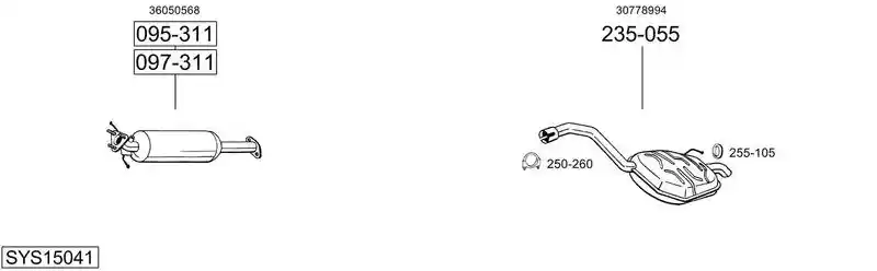 BOSAL SYS15041