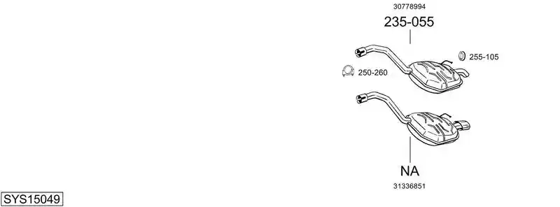 BOSAL SYS15049