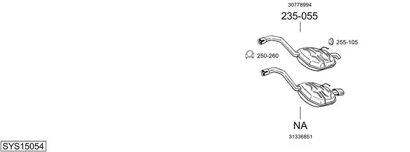 BOSAL SYS15054