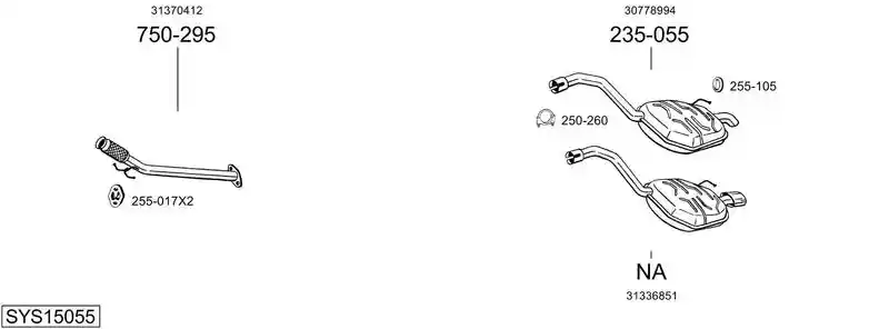 BOSAL SYS15055