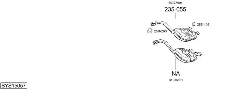 BOSAL SYS15057