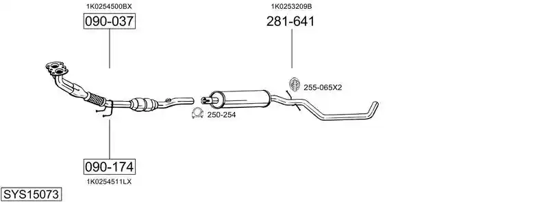 BOSAL SYS15073