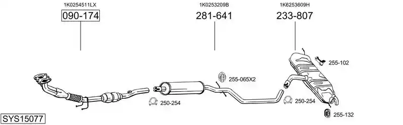 BOSAL SYS15077