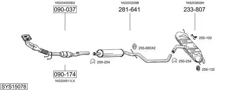 BOSAL SYS15078