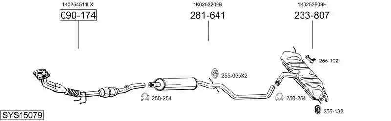 BOSAL SYS15079