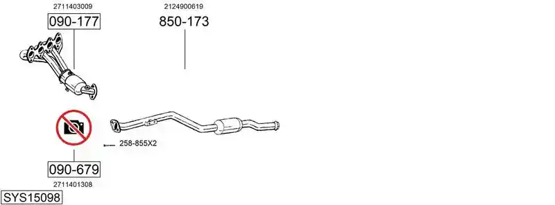 BOSAL SYS15098