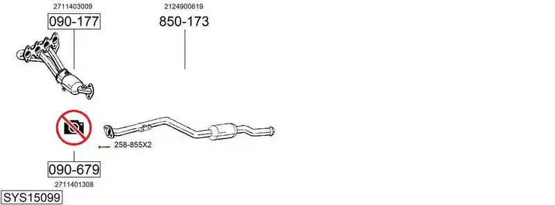 BOSAL SYS15099