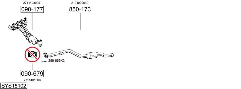BOSAL SYS15102