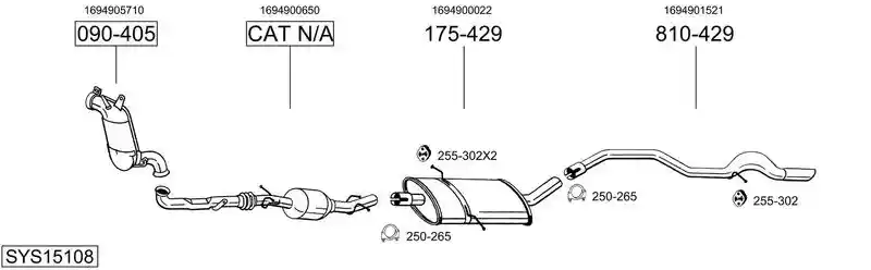 BOSAL SYS15108