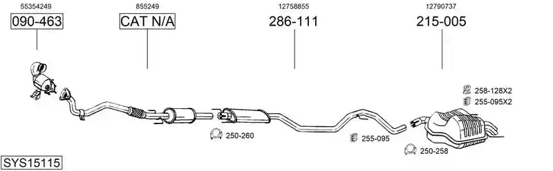 BOSAL SYS15115