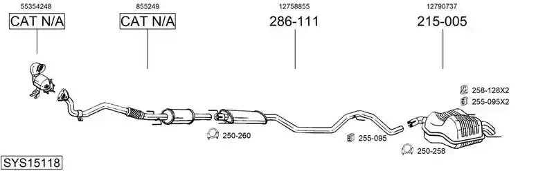 BOSAL SYS15118