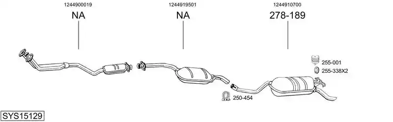 BOSAL SYS15129