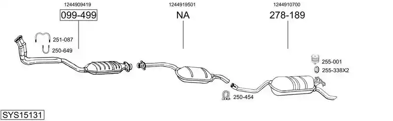 BOSAL SYS15131