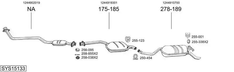 BOSAL SYS15133