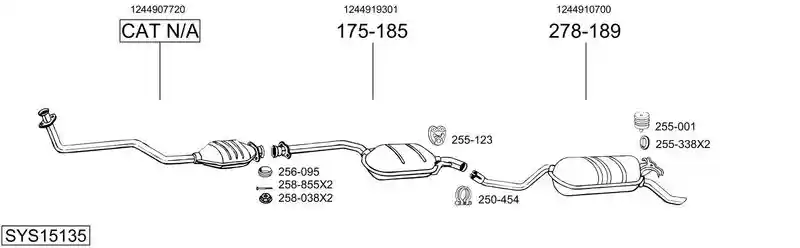 BOSAL SYS15135