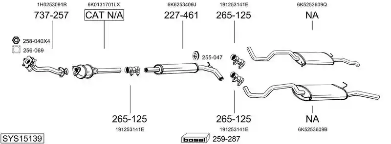 BOSAL SYS15139