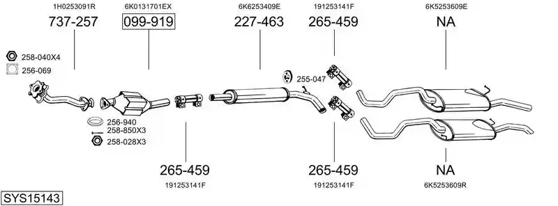 BOSAL SYS15143