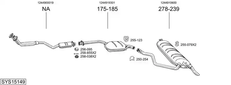 BOSAL SYS15149