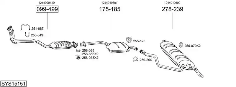 BOSAL SYS15151
