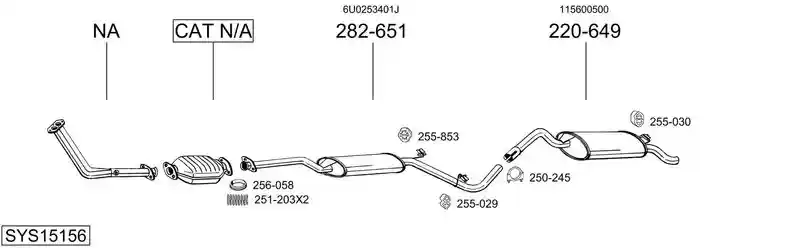 BOSAL SYS15156