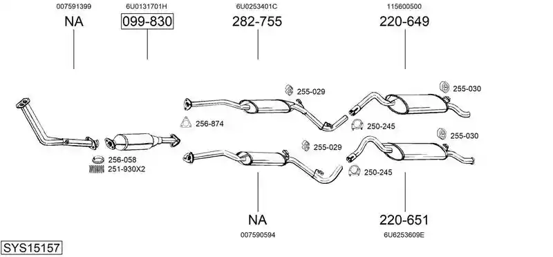 BOSAL SYS15157