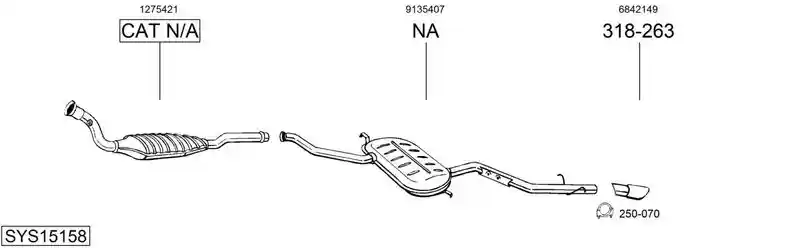 BOSAL SYS15158